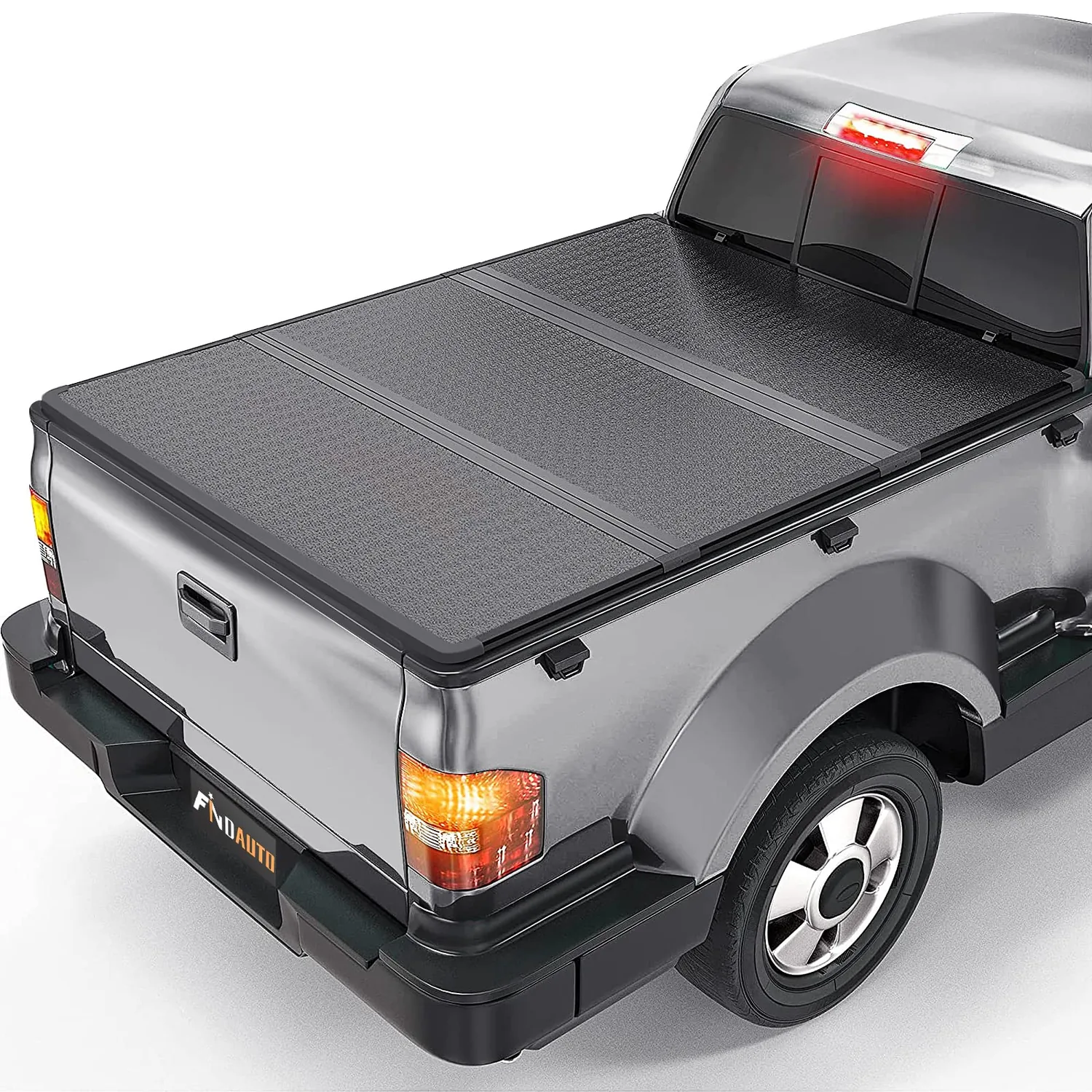 FINDAUTO Fits for Chevy Colorado 2015-2021,for GMC Canyon 2015-2021 Hard Tri-Fold Truck Bed Tonneau Cover, Fleetside 5FT Bed
